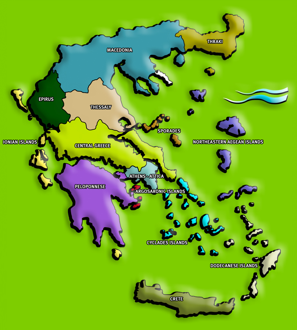 Map of Greece